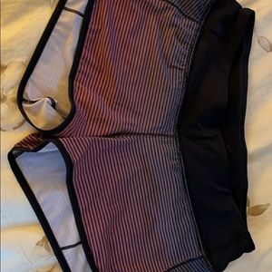 Lululemon rare water short speed up short size 4